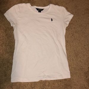 White Ralph Lauren polo tee